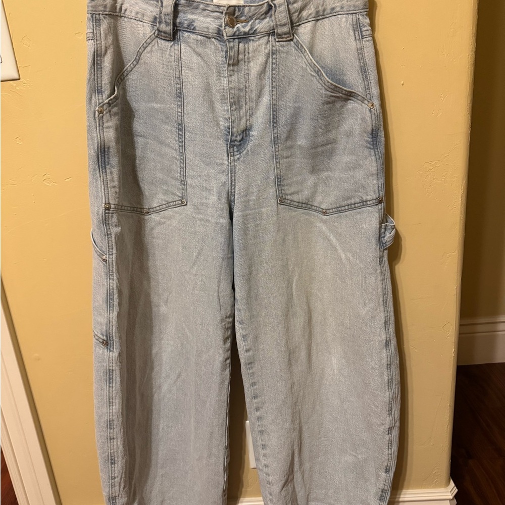 Avec Les Filles Wide Leg Jeans